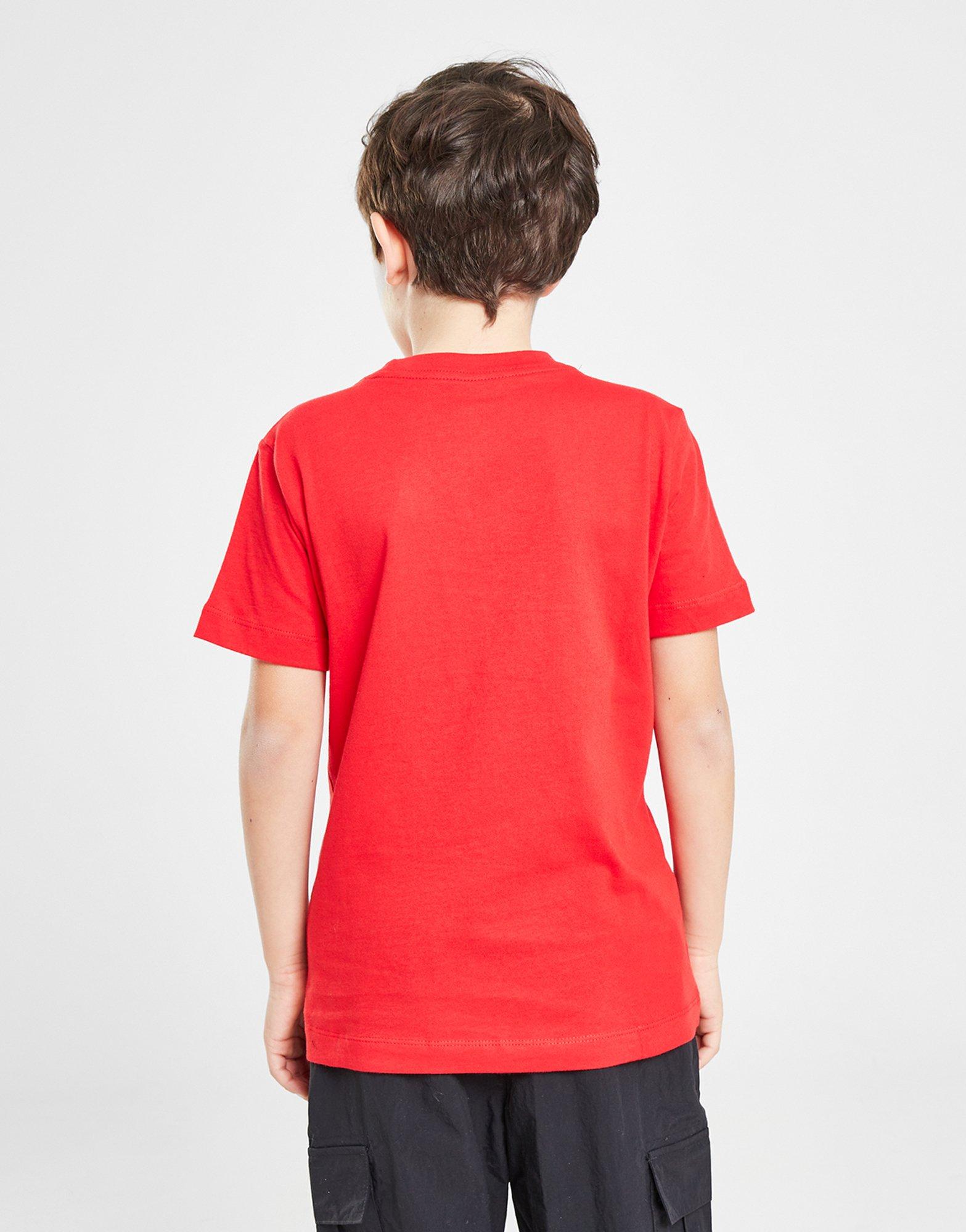 Detské tričko NIKE TRIČKO K NSW TEE FUTURA HBR B FZ5178-657 Červená