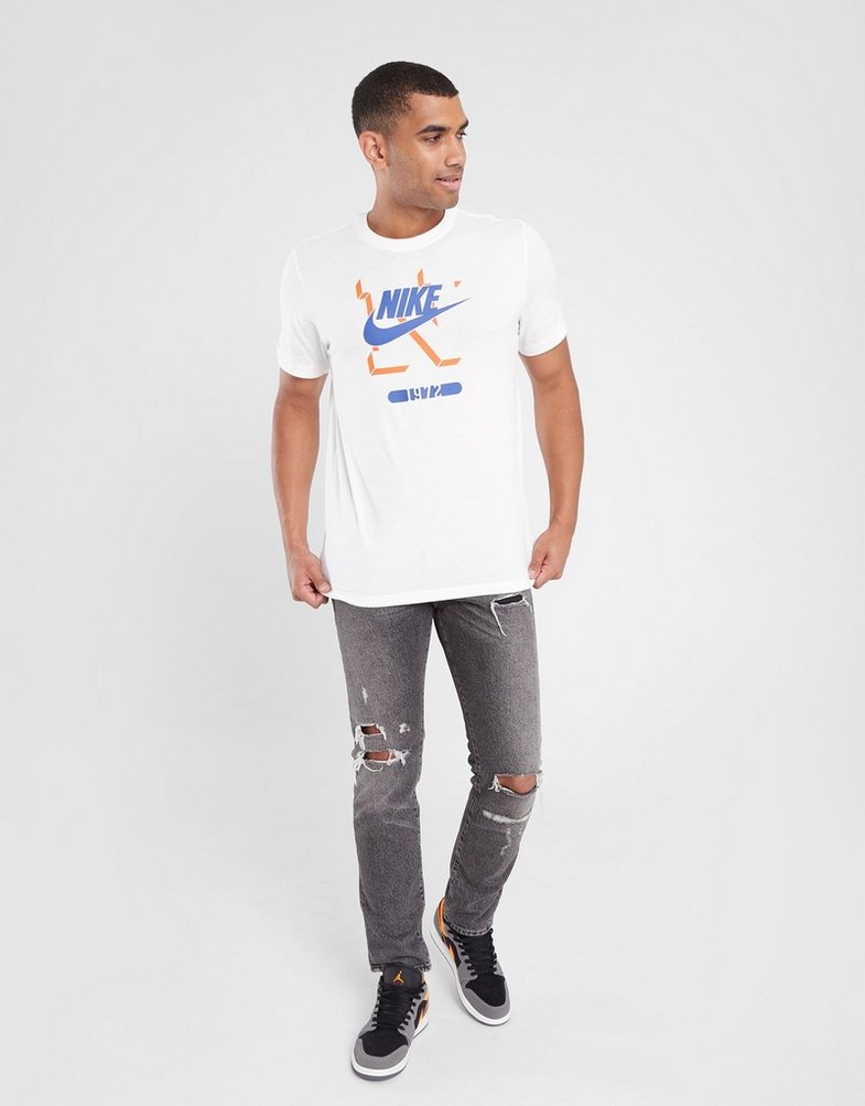 Tricou pentru bărbați NIKE TRICOU M NSW TEE 6 MO FUTURA FZ5375-133 Bej