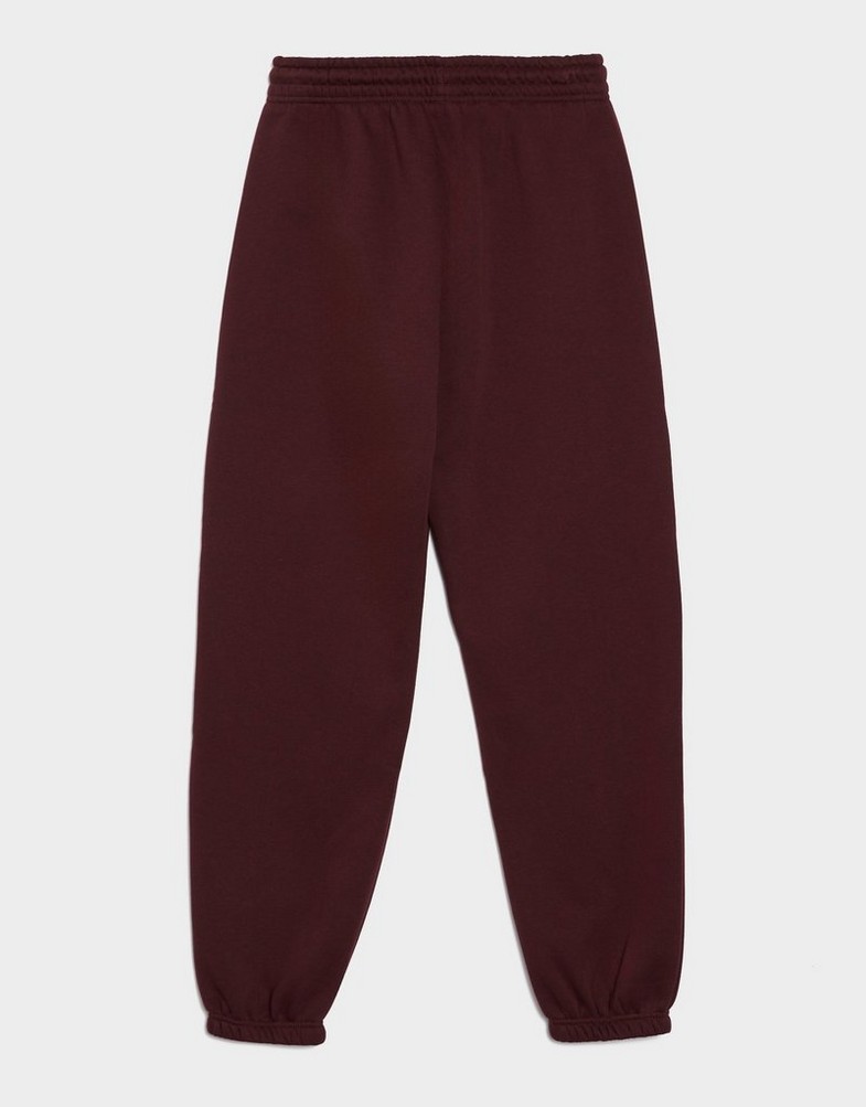 Pantaloni pentru femei NIKE PANTALONI  W NSW PHNX FLC HR OS PANT 2 FZ5996-653 Bordo