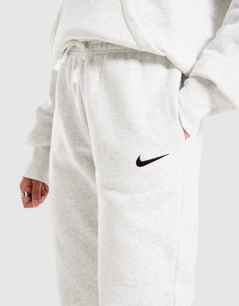 NIKE SPODNIE W NSW PHNX FLC MR PANT STD FZ7626-051 Szary