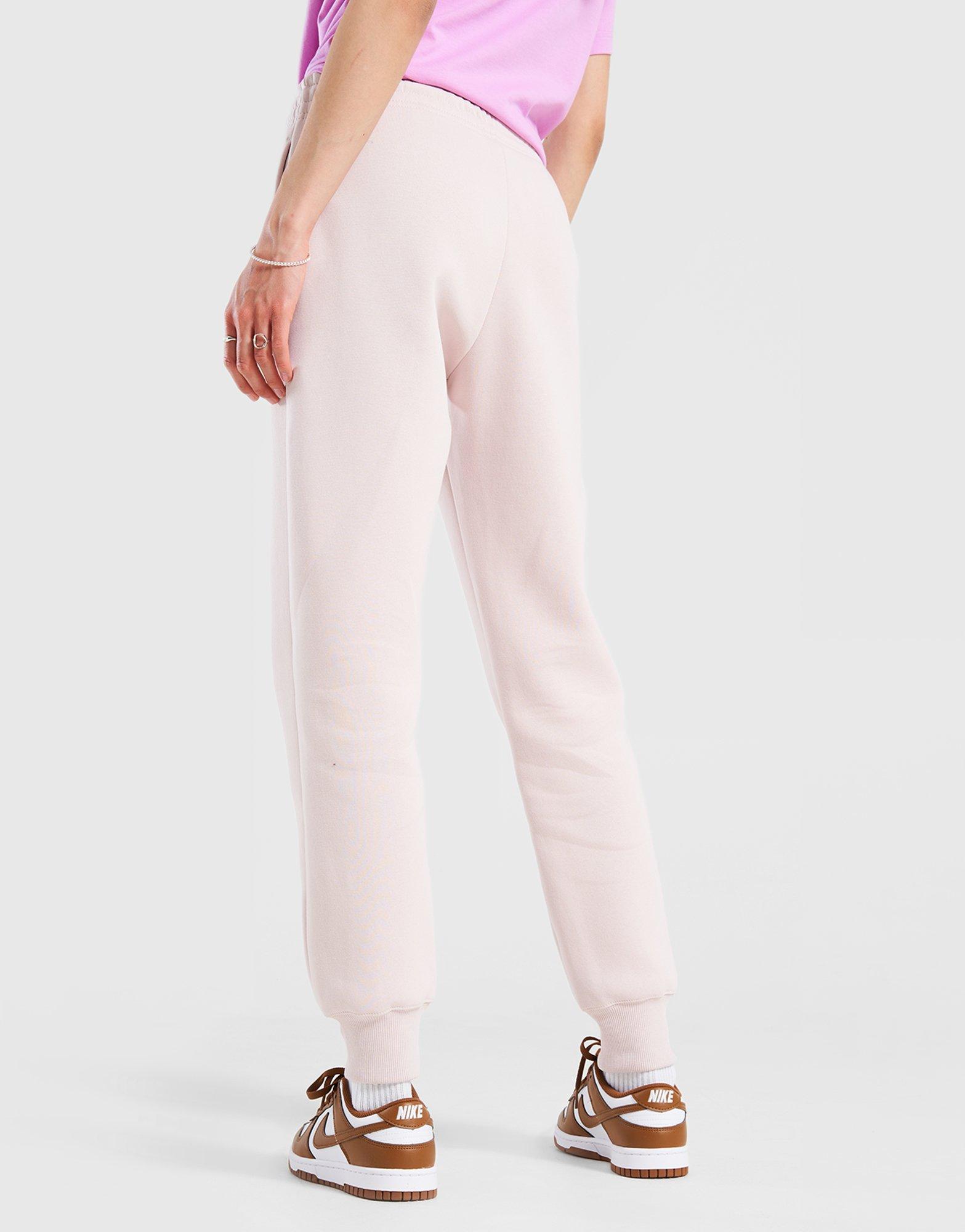 Moteriškos kelnės NIKE KELNĖS W NSW PHNX FLC MR PANT STD FZ7626-667 Rusva