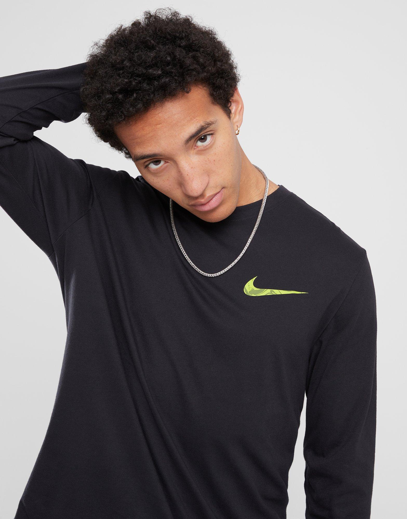 Чоловічі футболки NIKE ФУТБОЛКА U NSW TEE LS OC MBR UNISEX FZ7956-010 Чорний