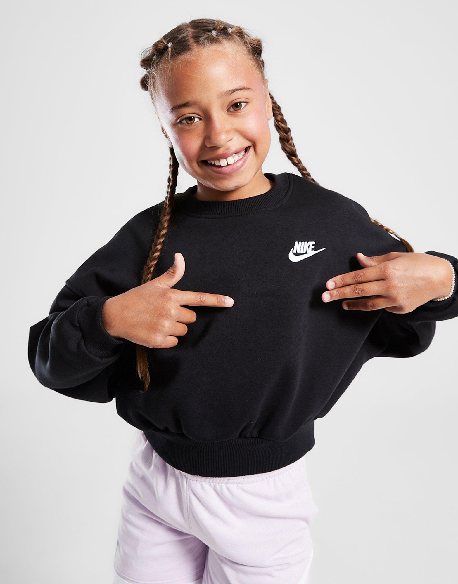 Nike Mikina G Nsw Club Flc Bxy Crw Lbr Girl