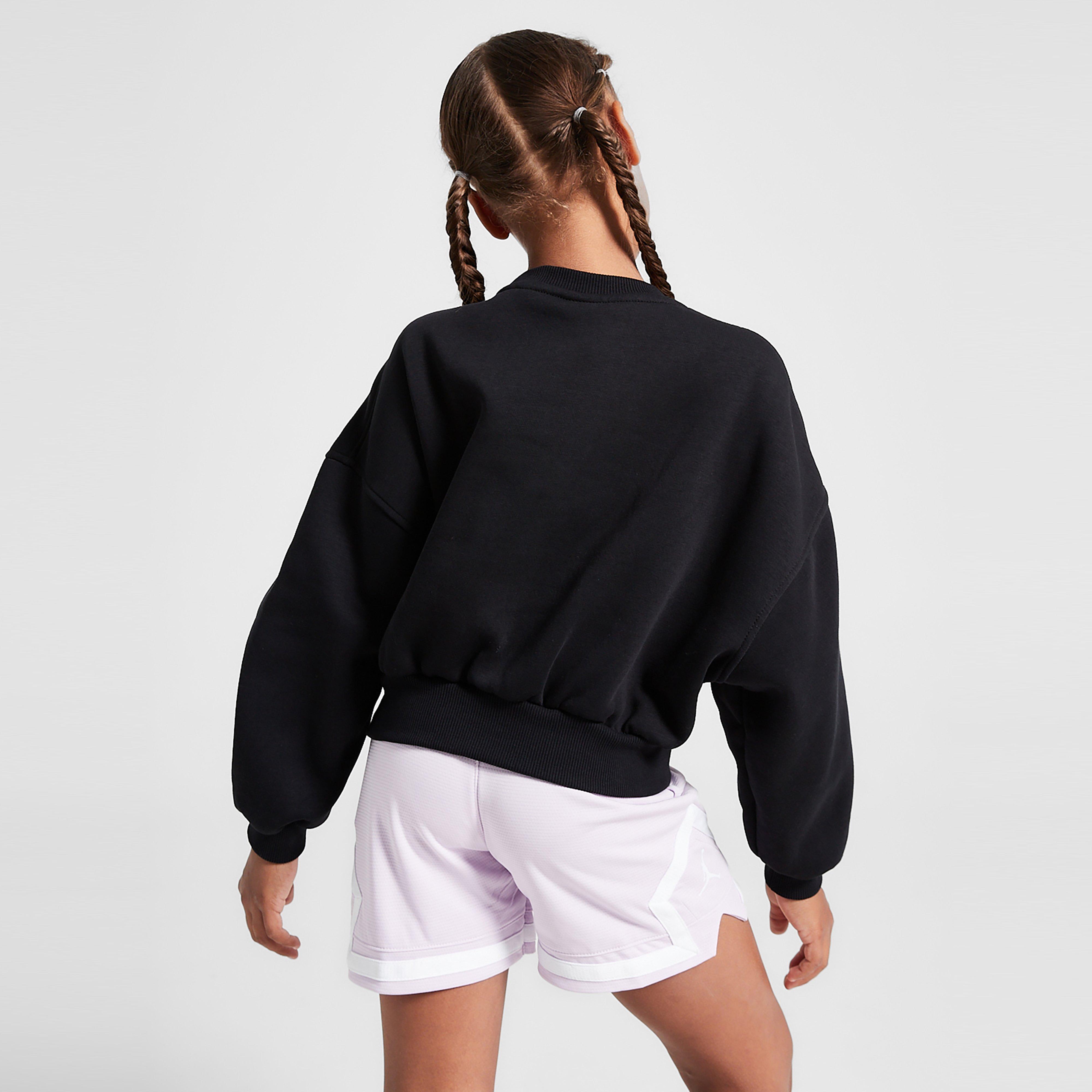 Detská mikina NIKE MIKINA G NSW CLUB FLC BXY CRW LBR GIRL