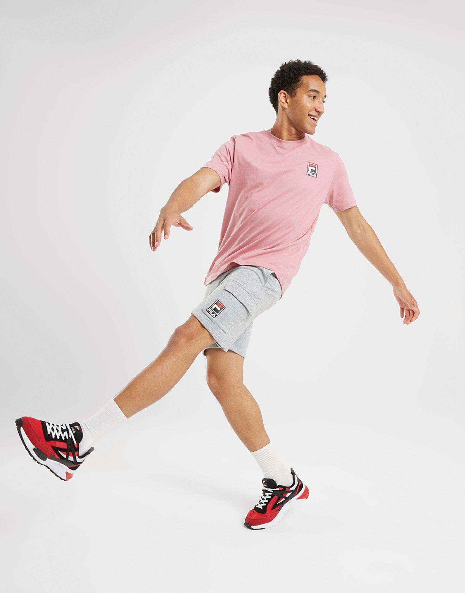 Tricou pentru bărbați FILA TRICOU HAMILTON TEE PNK HAMILTONFW22JDM004PN Roz