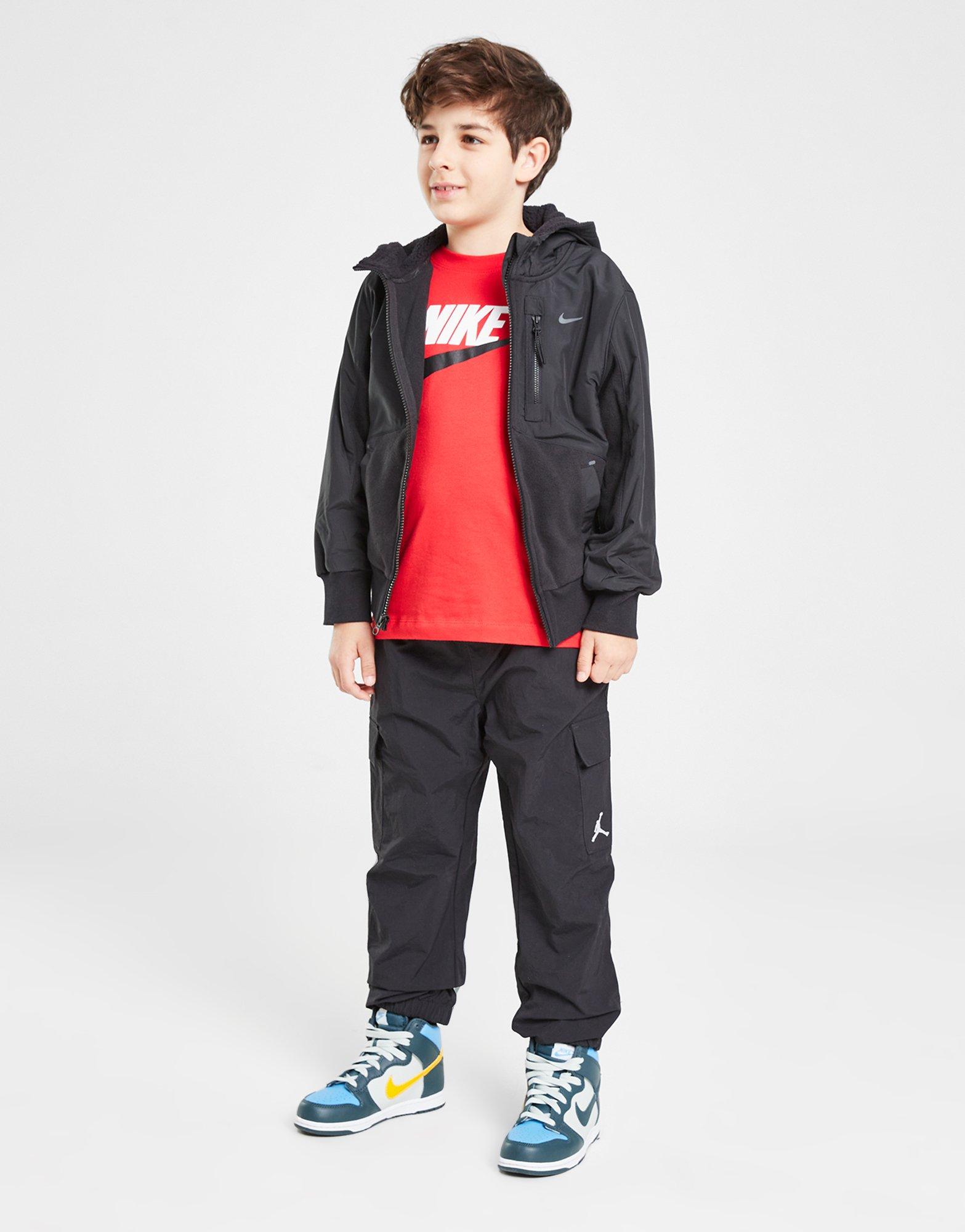 NIKE BLUZA ROZPINANA Z KAPTUREM K NSW CTY UTLITY B HF4208-010 Czarny