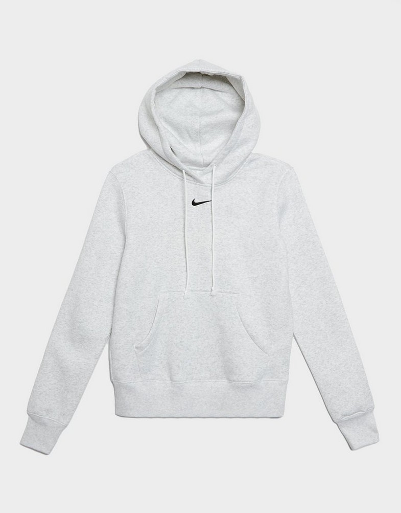 Dámská mikina NIKE MIKINA S KAPUCÍ W   NSW PHNX FLC STD PO HOODIE HF6839-051 Šedá