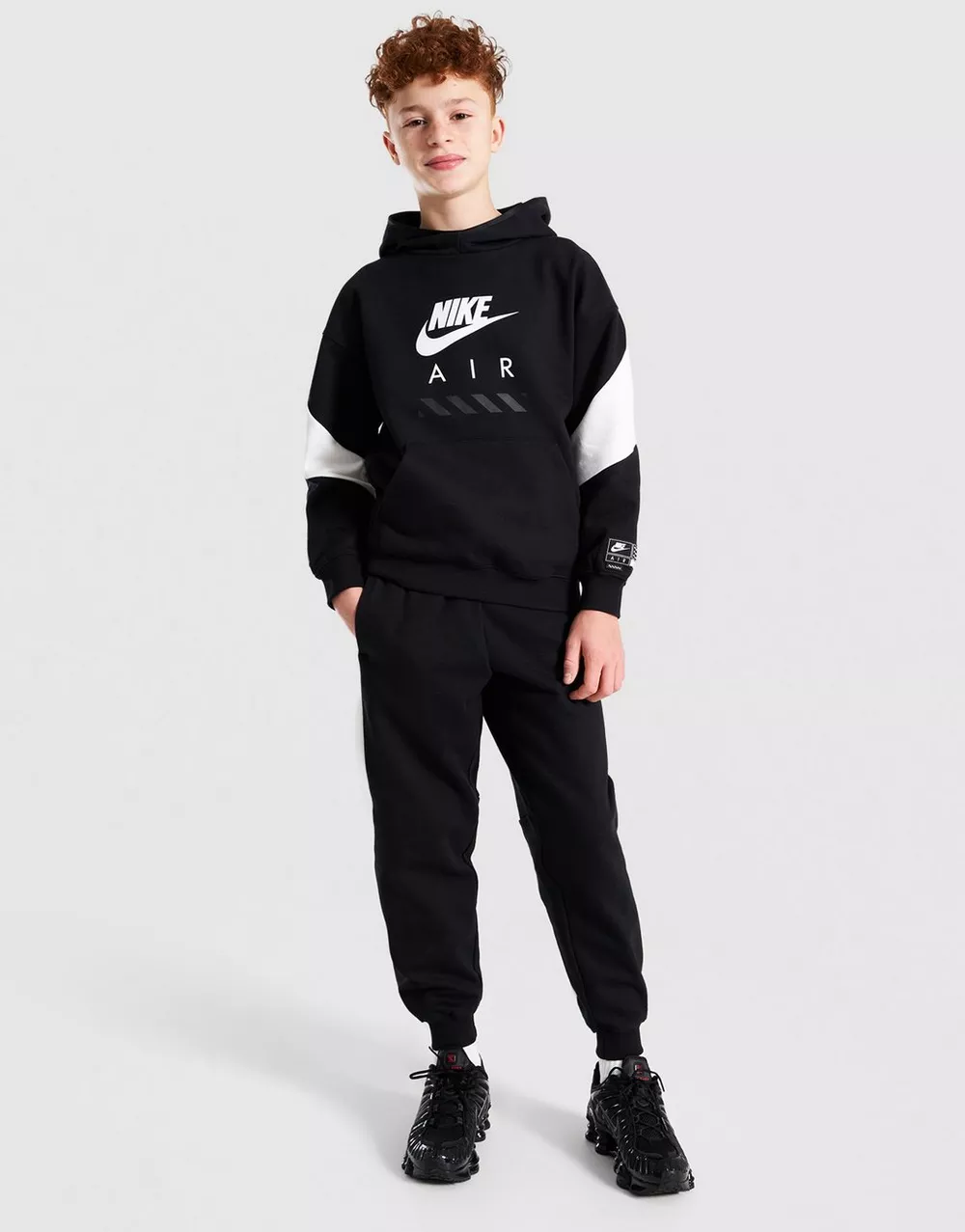 NIKE КОФТА З КАПЮШОНОМ K NIKE AIR FLC PO HOODIE, фото 1 з 5