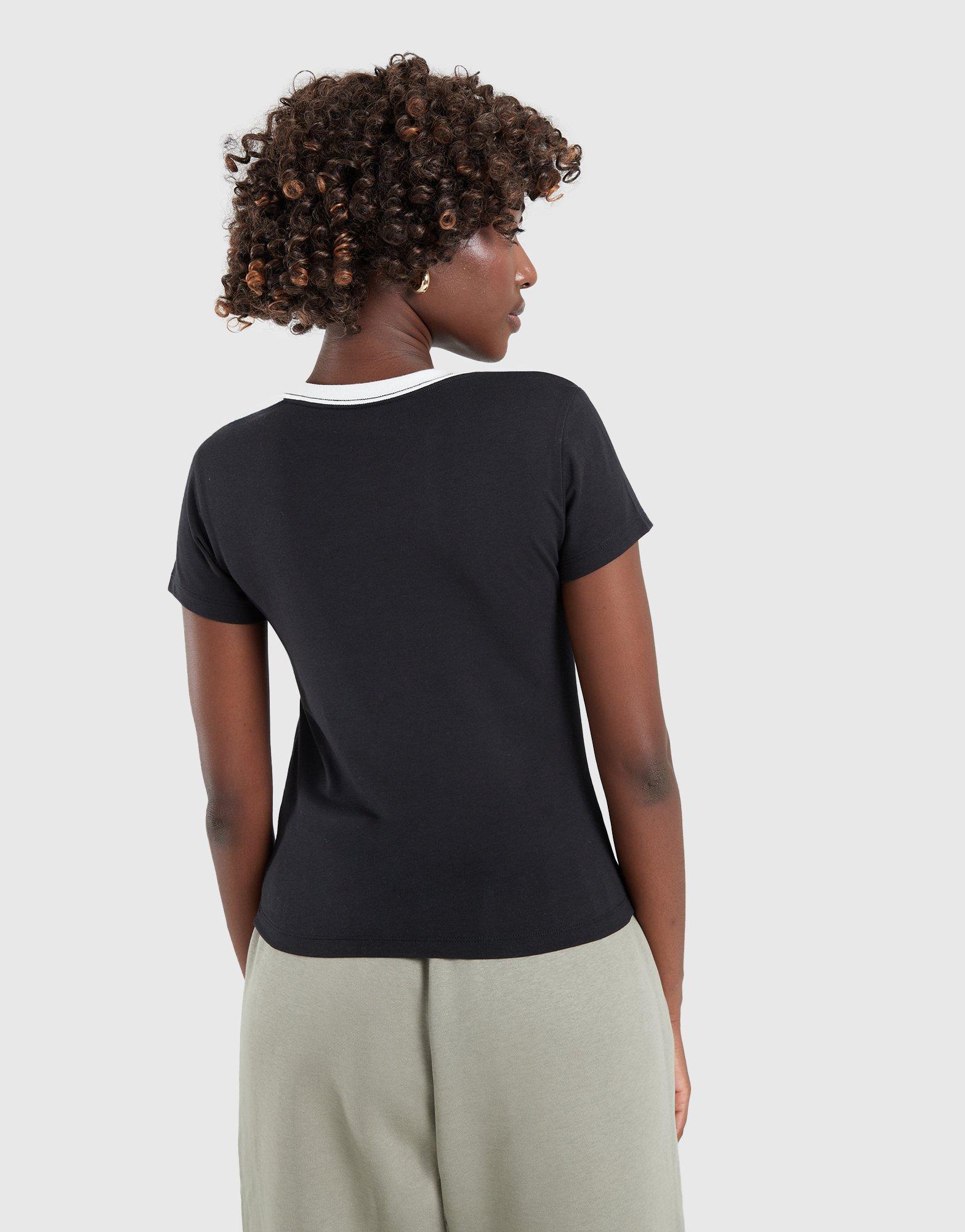 Koszulka, t-shirt damski NIKE T-SHIRT W NSW NK CHLL KNT MD CRP WRS HF8819-010 Czarny