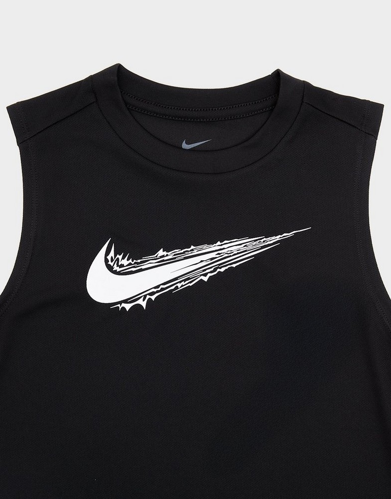 Tricou pentru copii NIKE TRICOU B NK DF MULTI SLVS TOP HBR HF8998-010 Negru