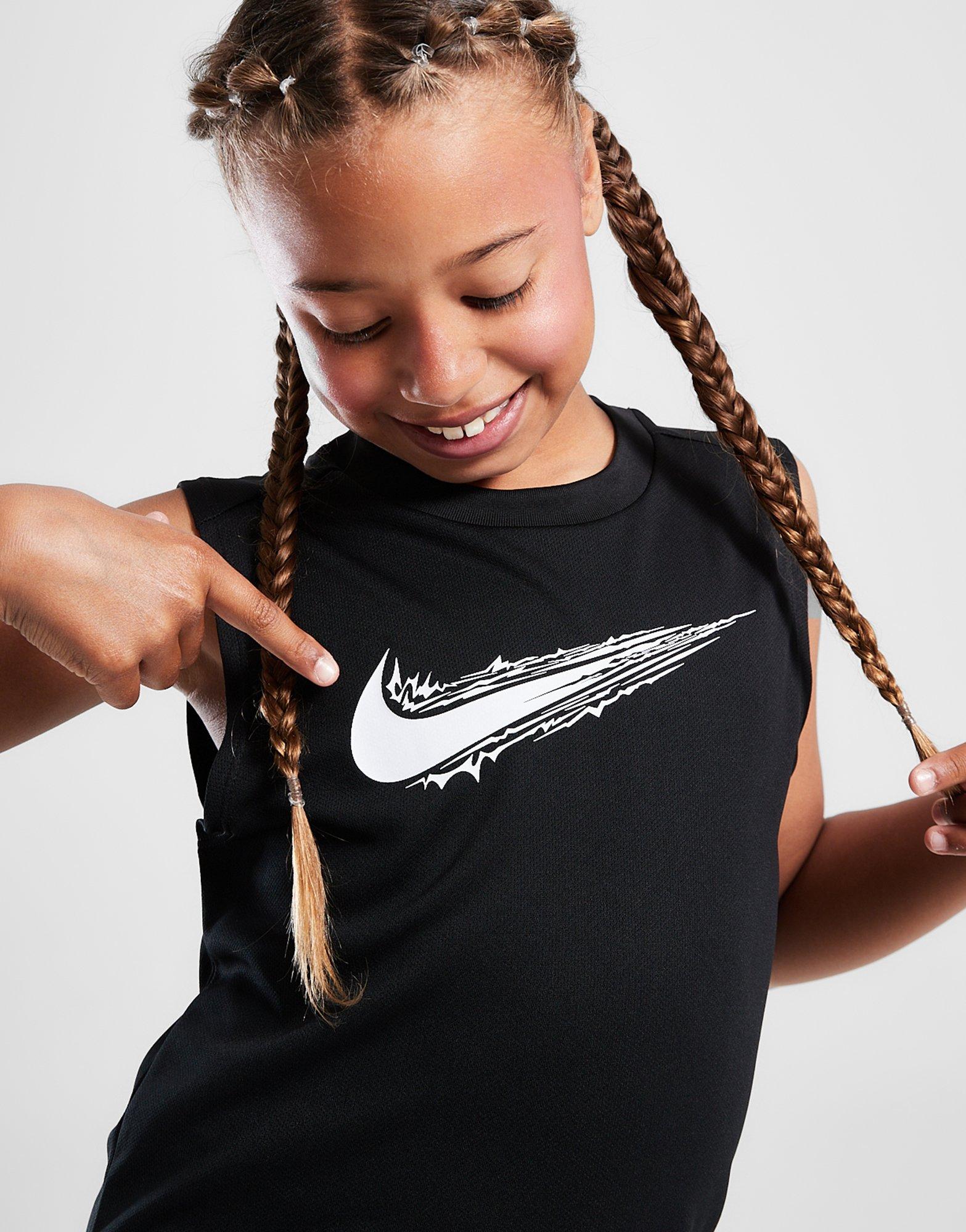 Detské tričko NIKE TRIČKO B NK DF MULTI SLVS TOP HBR HF8998-010 Černá