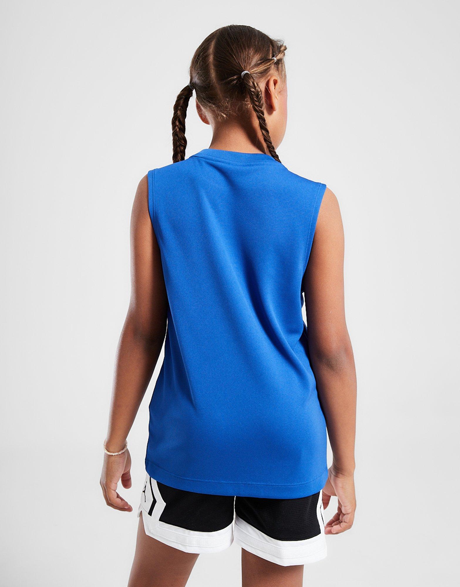 Detské tričko NIKE TRIČKO B NK DF MULTI SLVS TOP HBR HF8998-480 Modrá