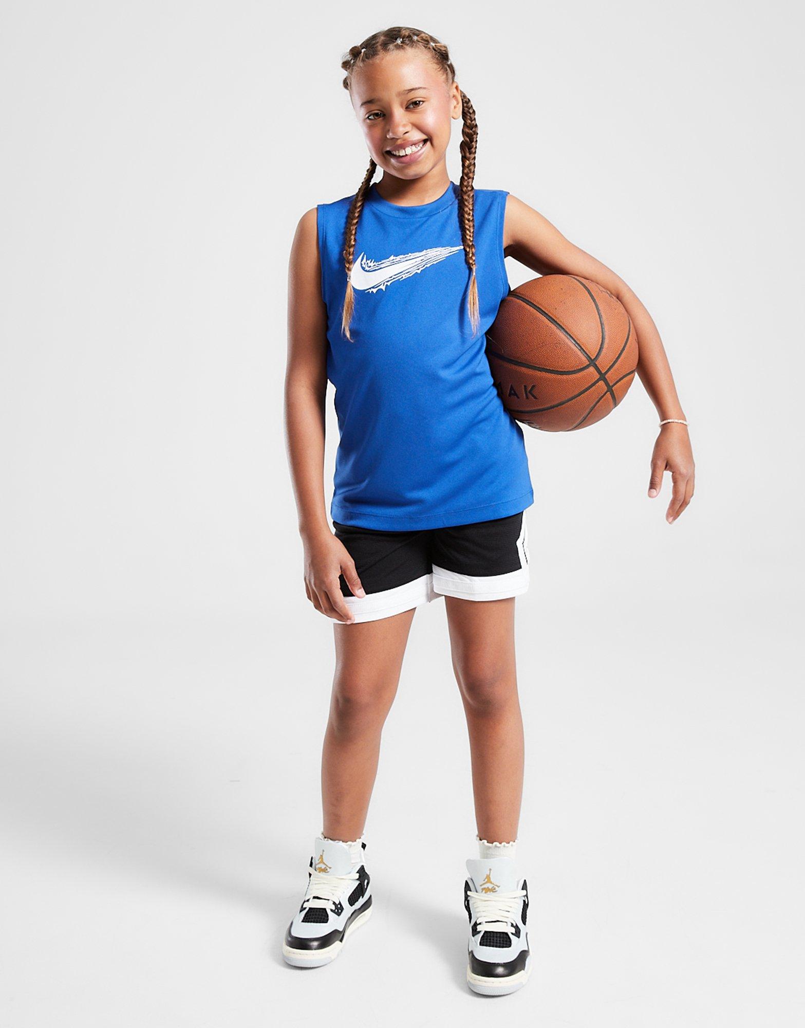 Detské tričko NIKE TRIČKO B NK DF MULTI SLVS TOP HBR HF8998-480 Modrá