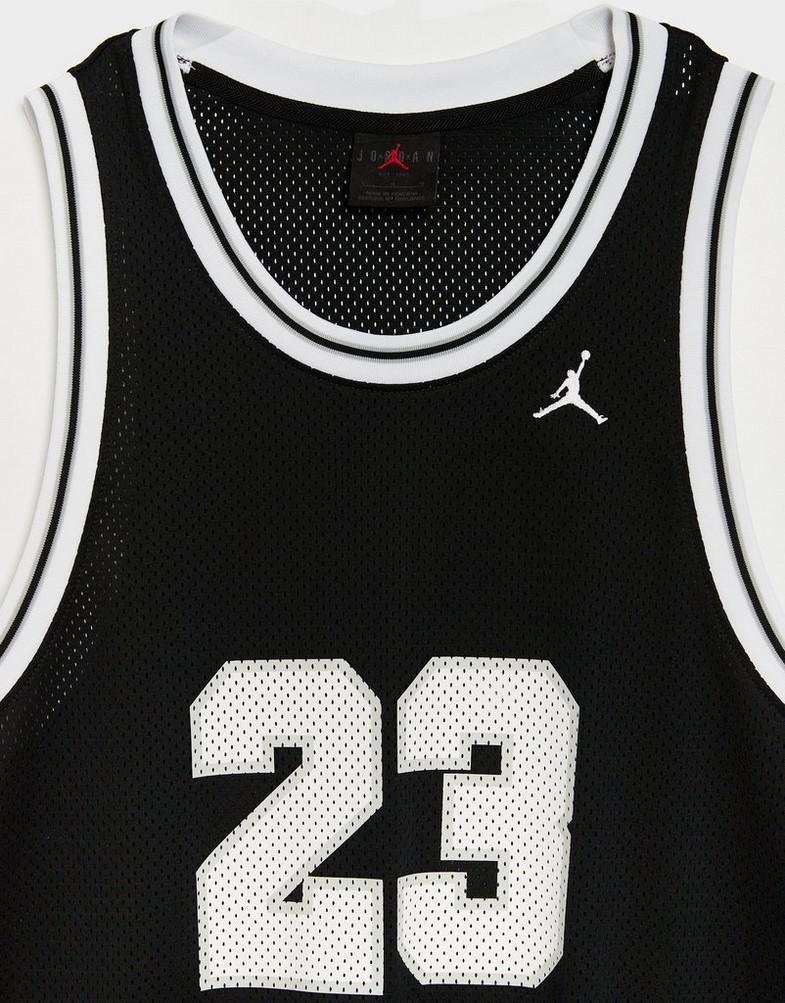 Pánský top JORDAN TOP M J ESS SUMMER JERSEY HF9375-010 Černá