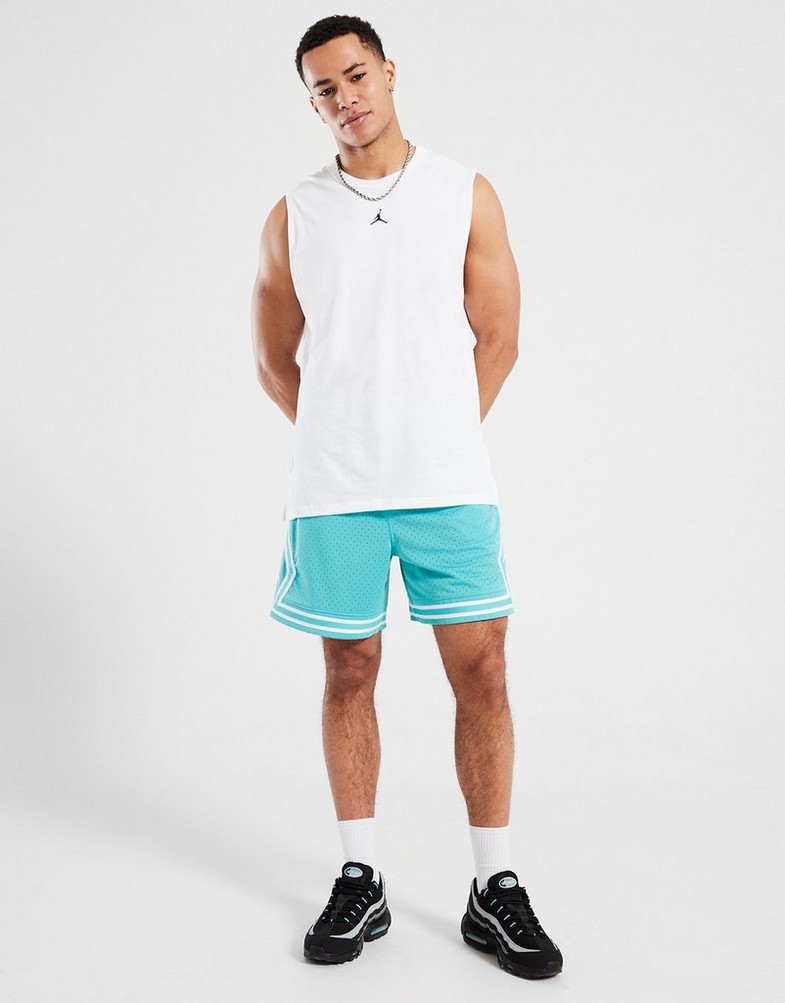 Krótkie spodenki, szorty męskie JORDAN SZORTY M J DF SPRT DMND SHORT HF9910-392 Zielony