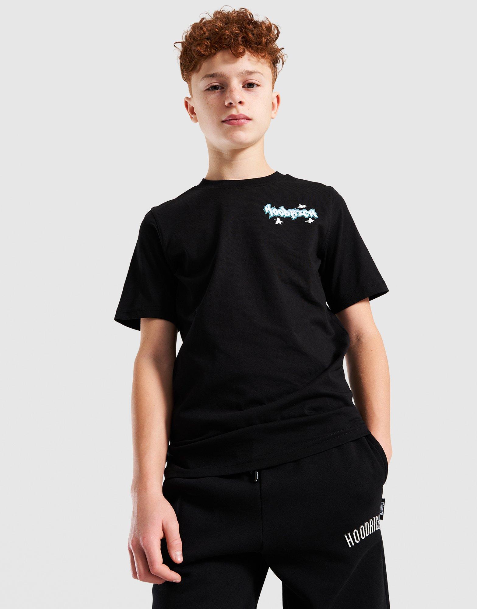 Детска тениска HOODRICH ТЕНИСКА GRAFFITI - REGULAR TSHIRT HJ01250170 Черен