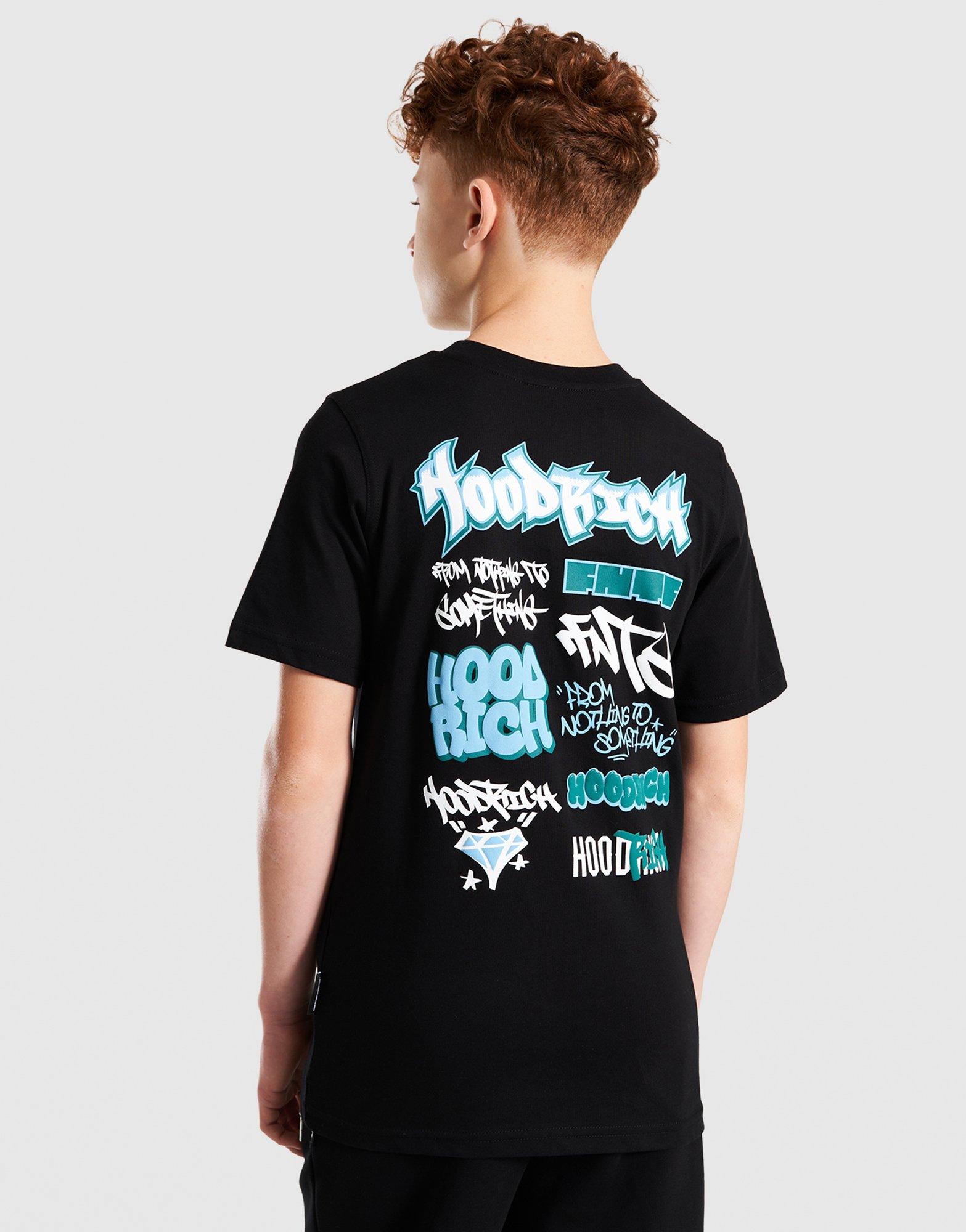 Детска тениска HOODRICH ТЕНИСКА GRAFFITI - REGULAR TSHIRT HJ01250170 Черен