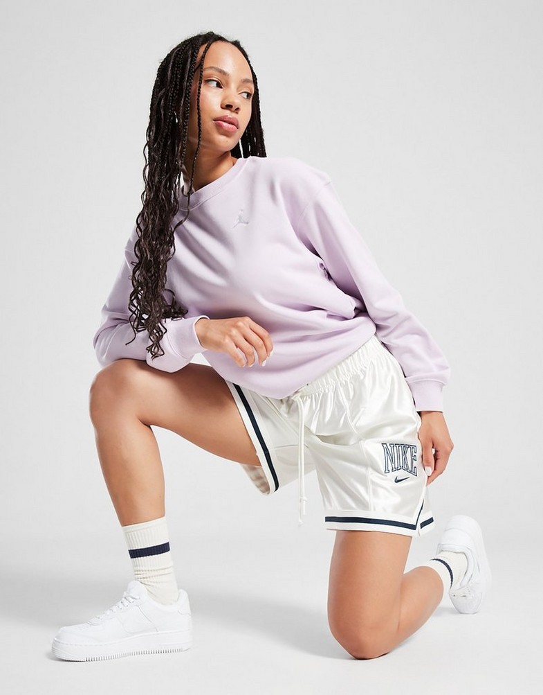 Pantaloni scurți pentru femei NIKE PANTALONI SCURȚI W NSW   STREET 6" SATIN GX SHRT HJ0163-133 Crem