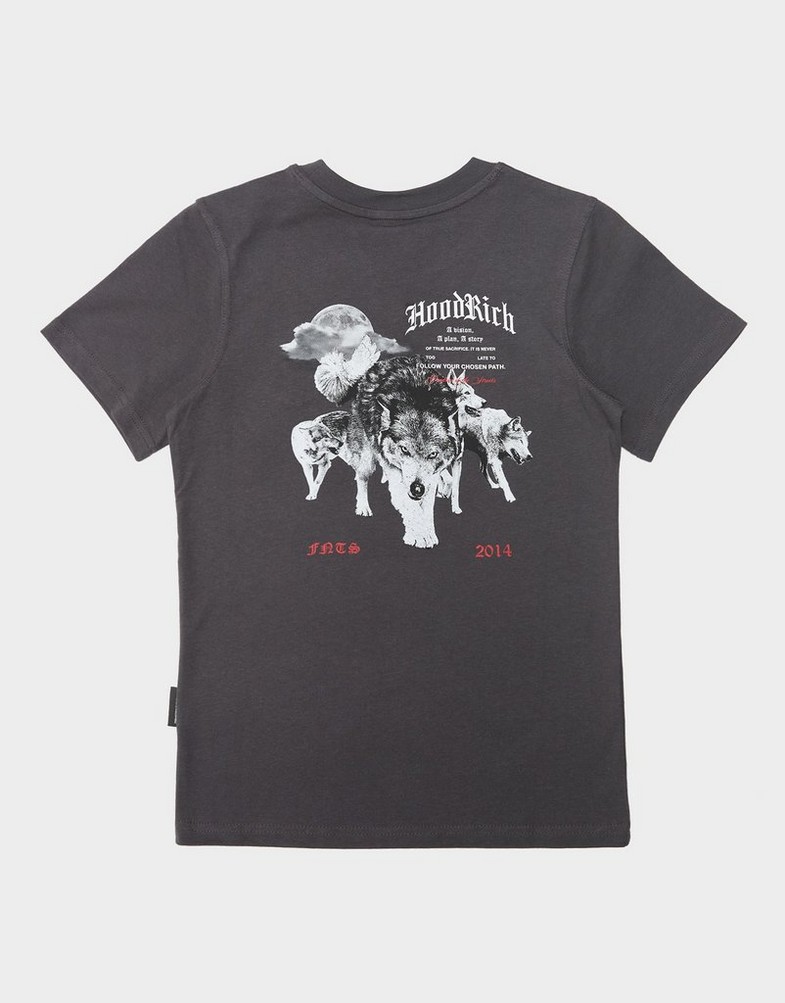 Vaikiški marškinėliai HOODRICH MARŠKINĖLIAI GOTHIC - REGULAR TSHIRT HJ 0225 0057 Juoda