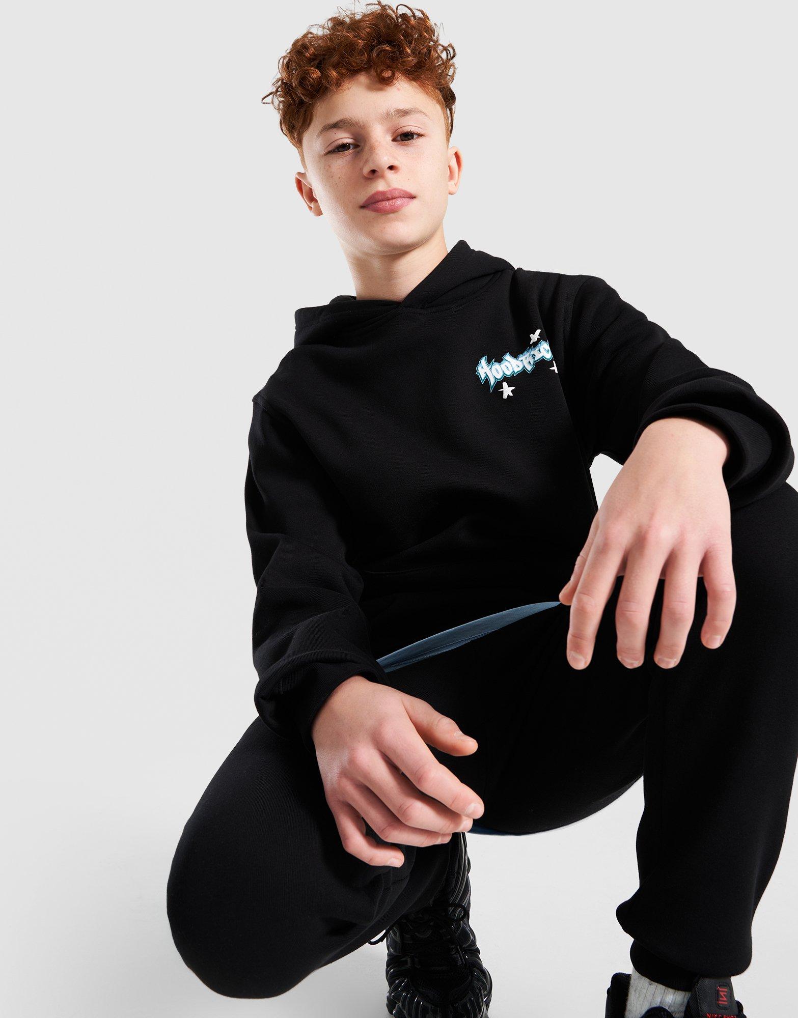 Детски суичър HOODRICH СУИТЧЪР С КАЧУЛКА GRAFFITI - 3 PANEL HOOD HJ03250156 Черен