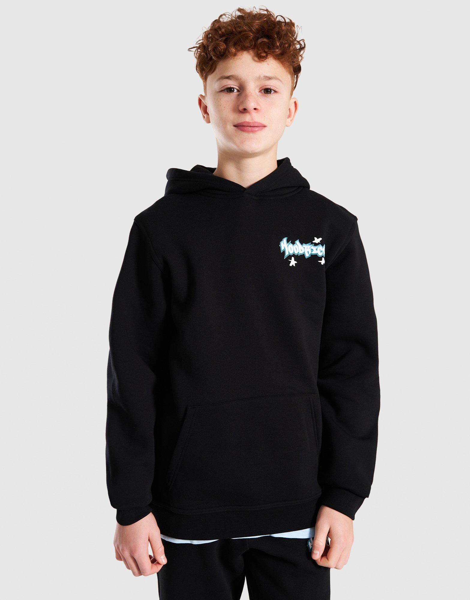 Детски суичър HOODRICH СУИТЧЪР С КАЧУЛКА GRAFFITI - 3 PANEL HOOD HJ03250156 Черен