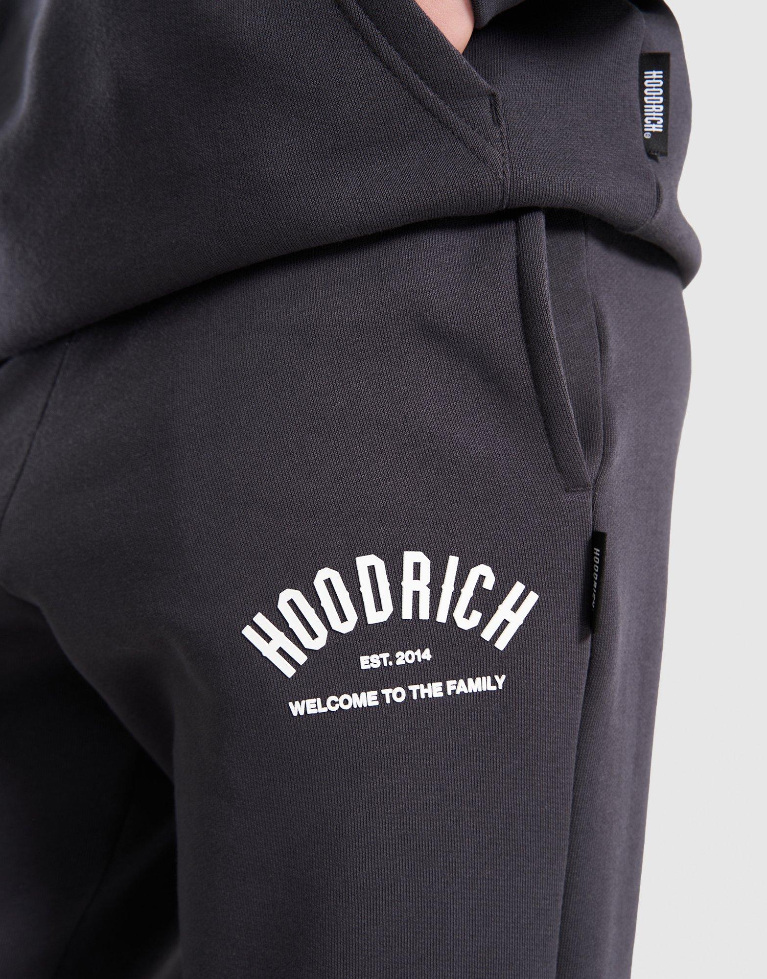Dětské kalhoty HOODRICH KALHOTY  VOLCANO - RIBBED CUFF JOGGER HJ03250213 Černá