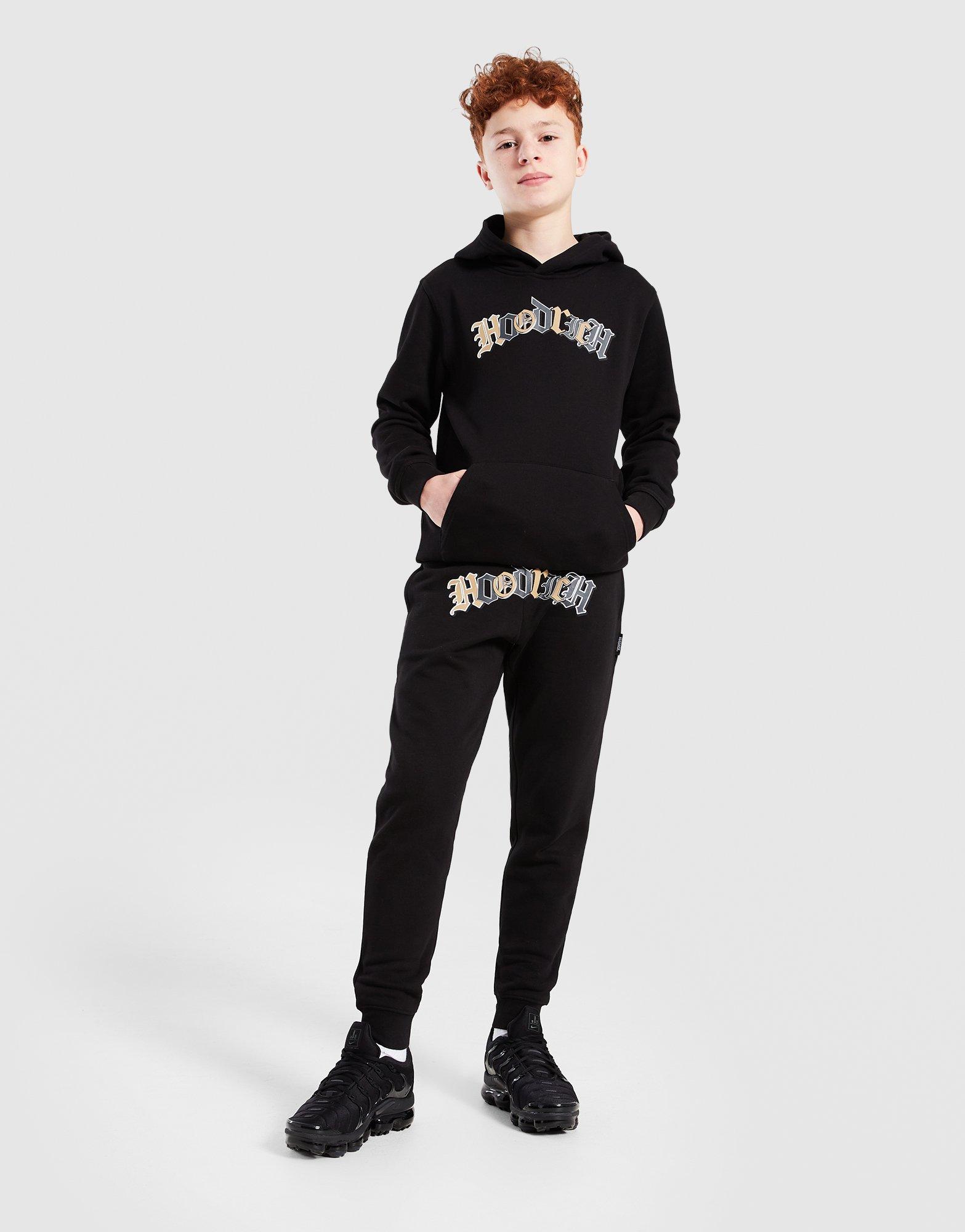 Детски суичър HOODRICH СУИТЧЪР С КАЧУЛКА CROWN HJ 04250202 Черен