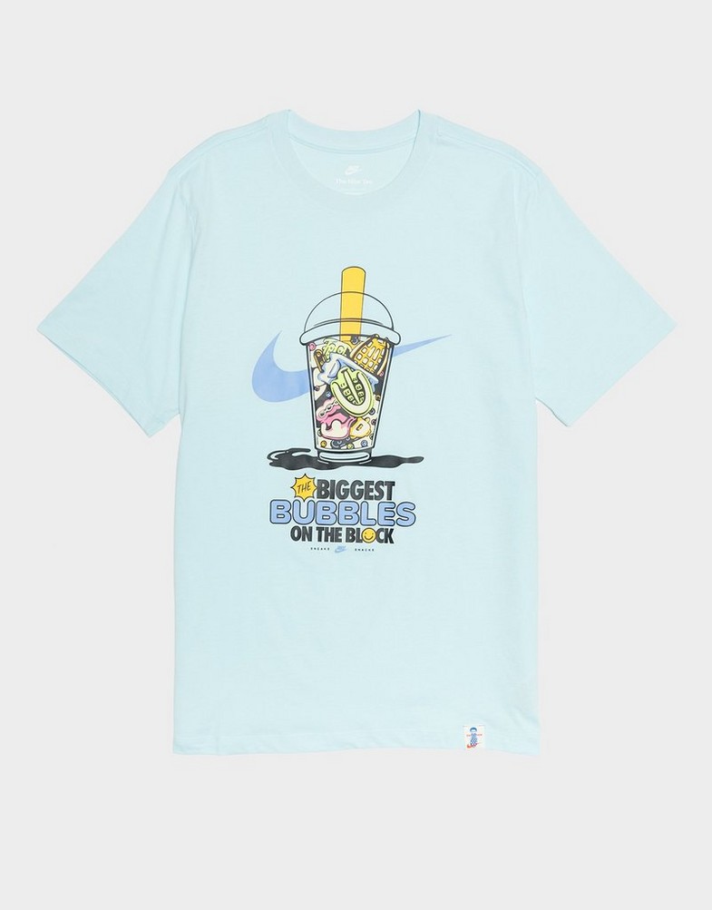 Tricou pentru bărbați NIKE TRICOU U NSW TEE OC SOLE FOOD HBR HJ0770-474 Albastru
