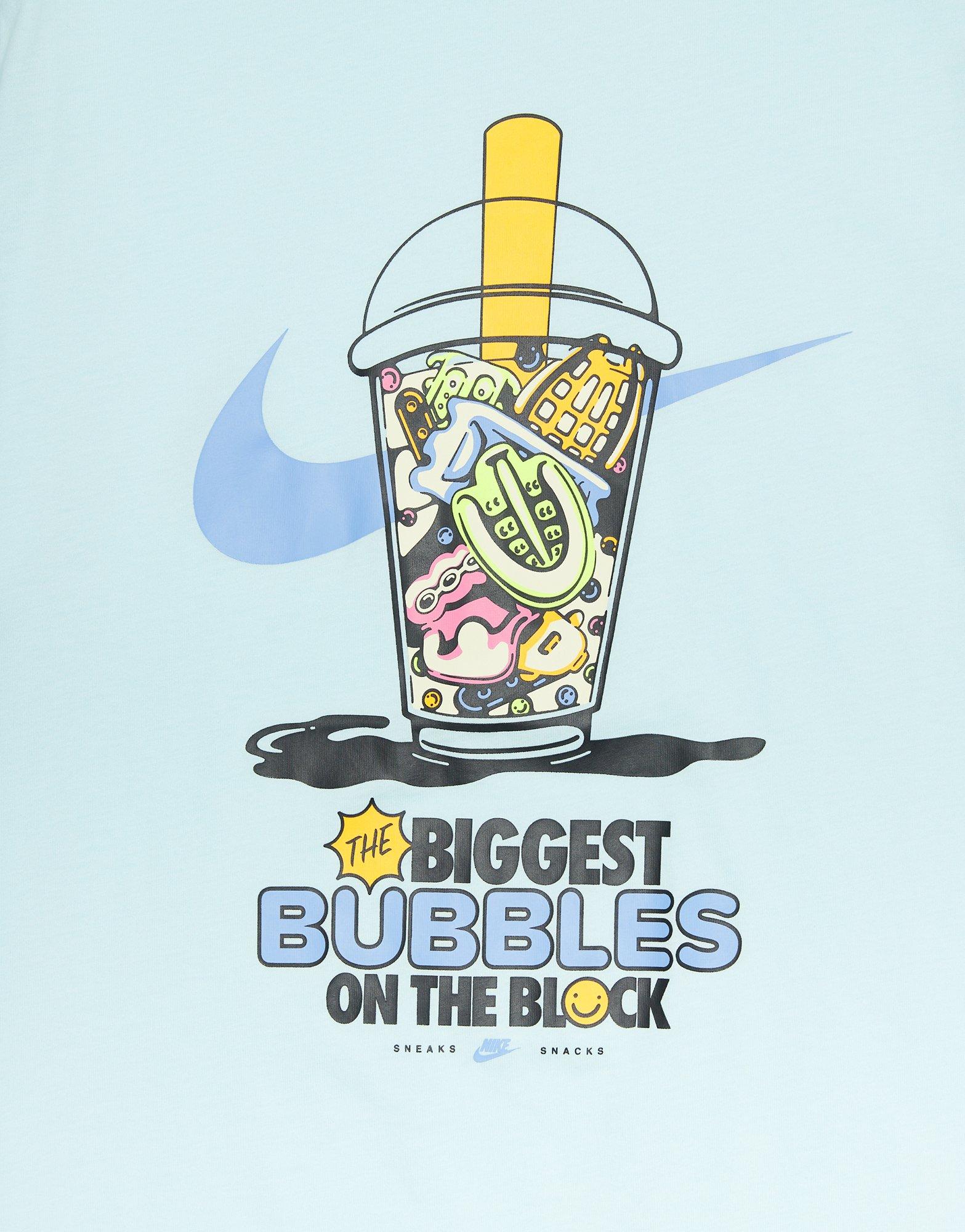 Koszulka, t-shirt męski NIKE T-SHIRT U NSW TEE OC SOLE FOOD HBR HJ0770-474 Niebieski