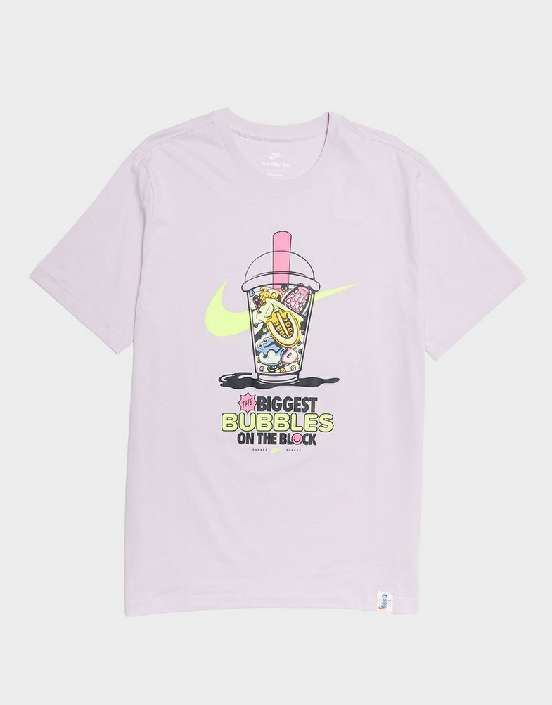 Tricou pentru bărbați NIKE TRICOU U NSW TEE OC SOLE FOOD HBR HJ0770-537 Violet