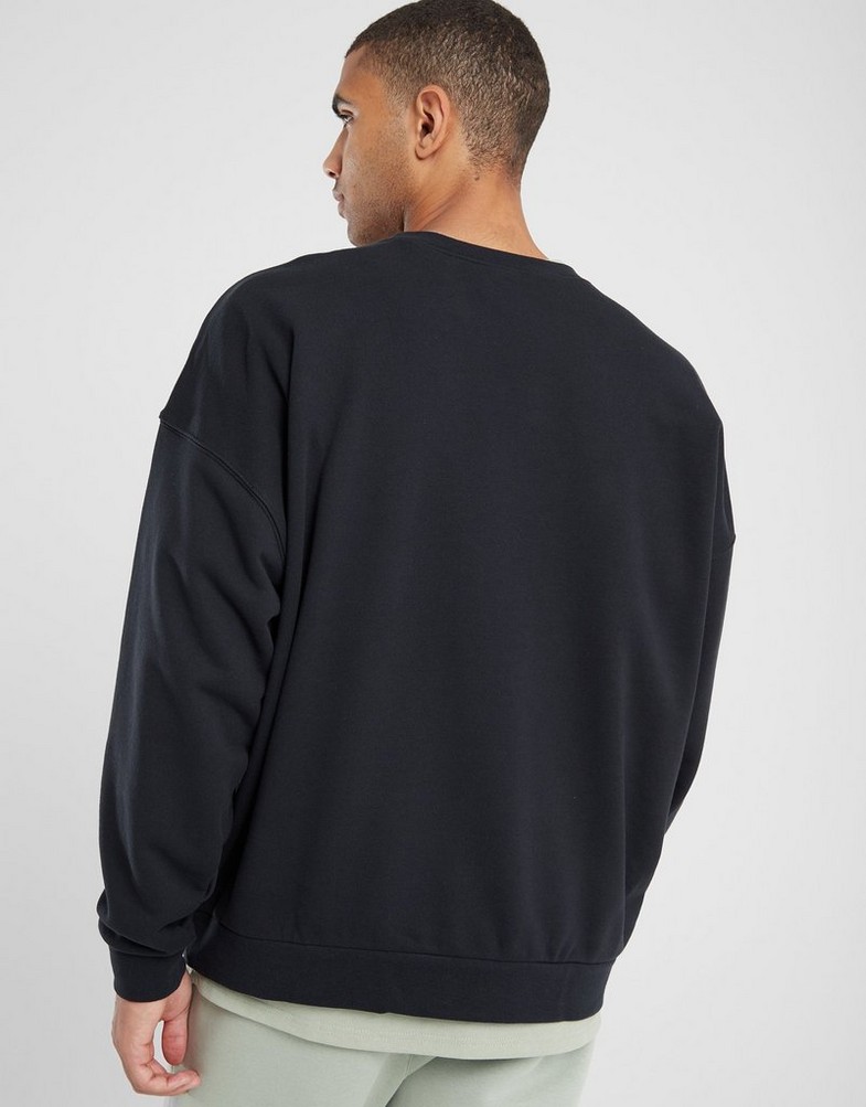 Férfi pulóverek NIKE PULÓVER M NK CLUB FT OVERSIZED CREW HJ1819-010 Fekete