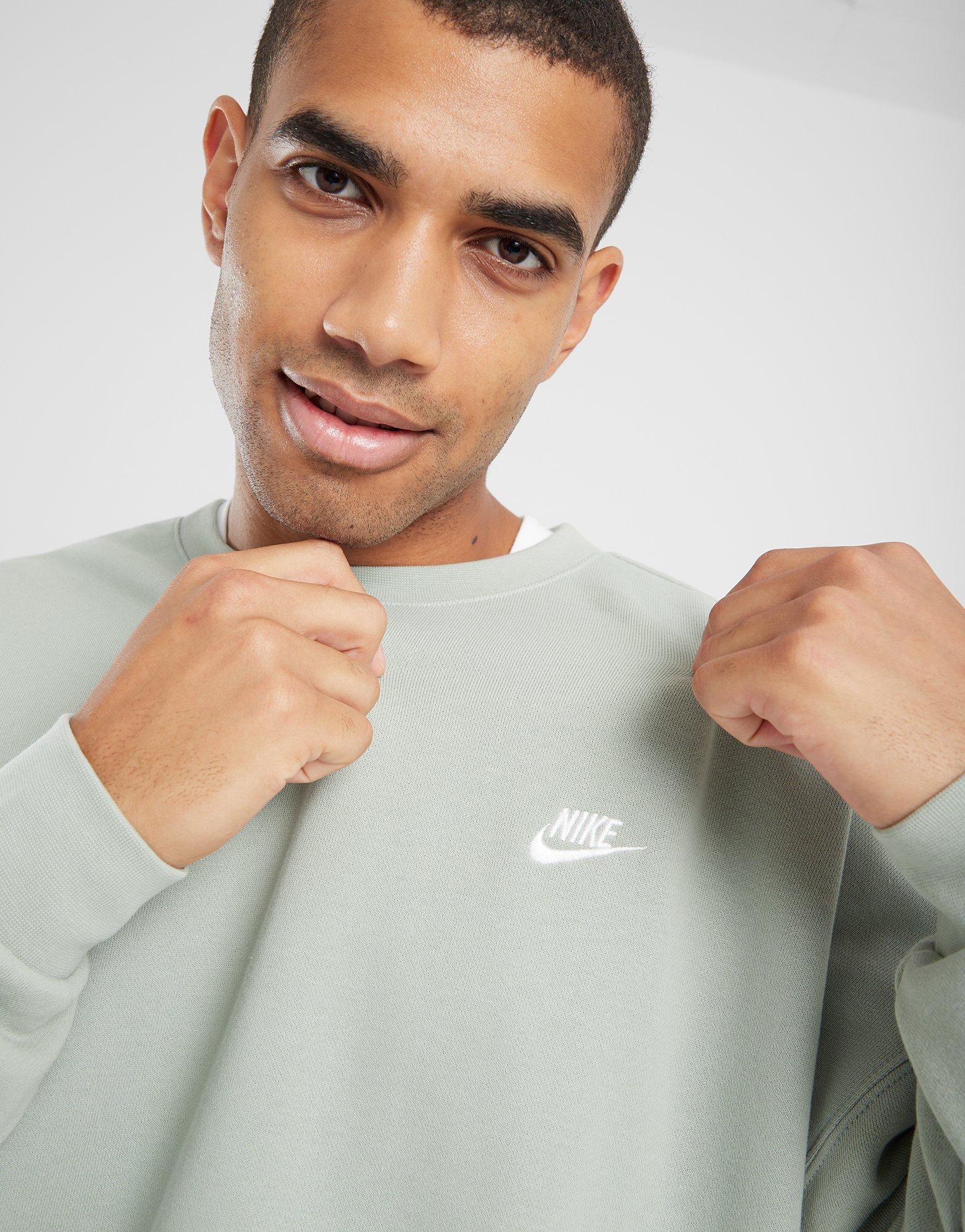 Мъжка блуза NIKE СУИТЧЪР M NK CLUB FT OVERSIZED CREW HJ1819-370 Ментов