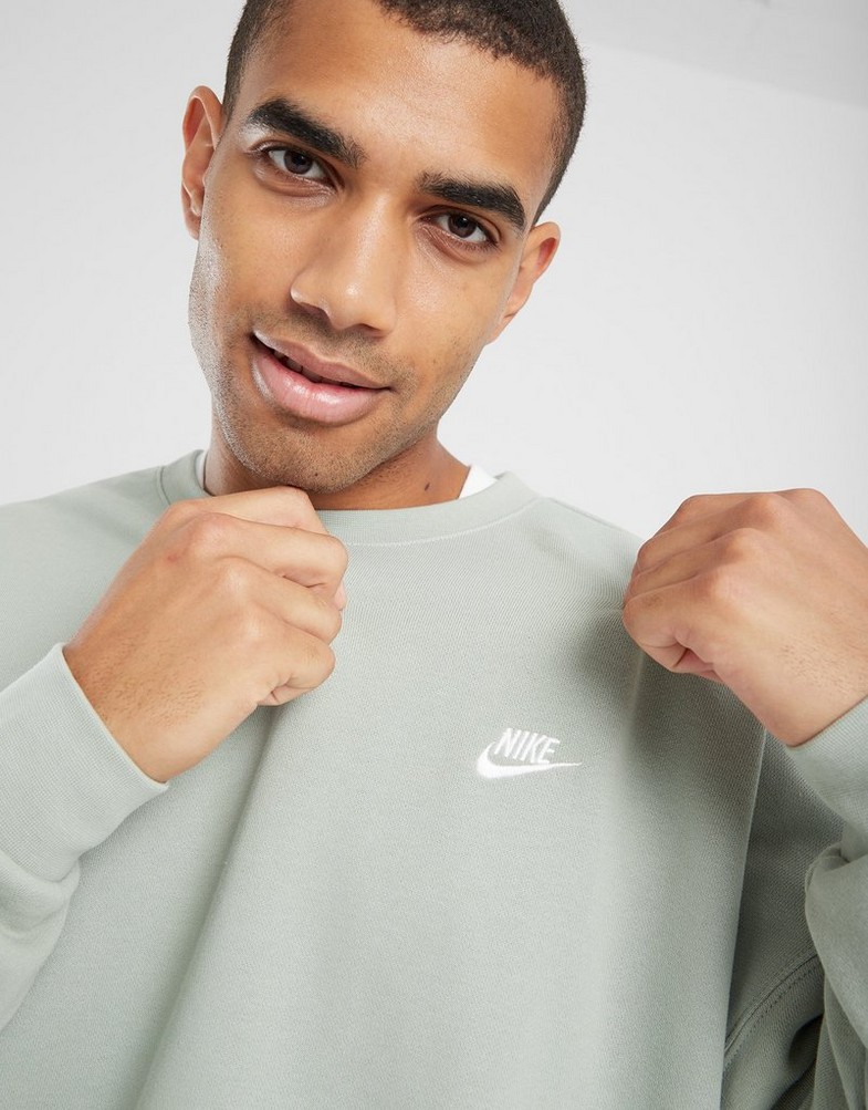 Чоловічі кофти NIKE КОФТА M NK CLUB FT OVERSIZED CREW HJ1819-370 М'ятний