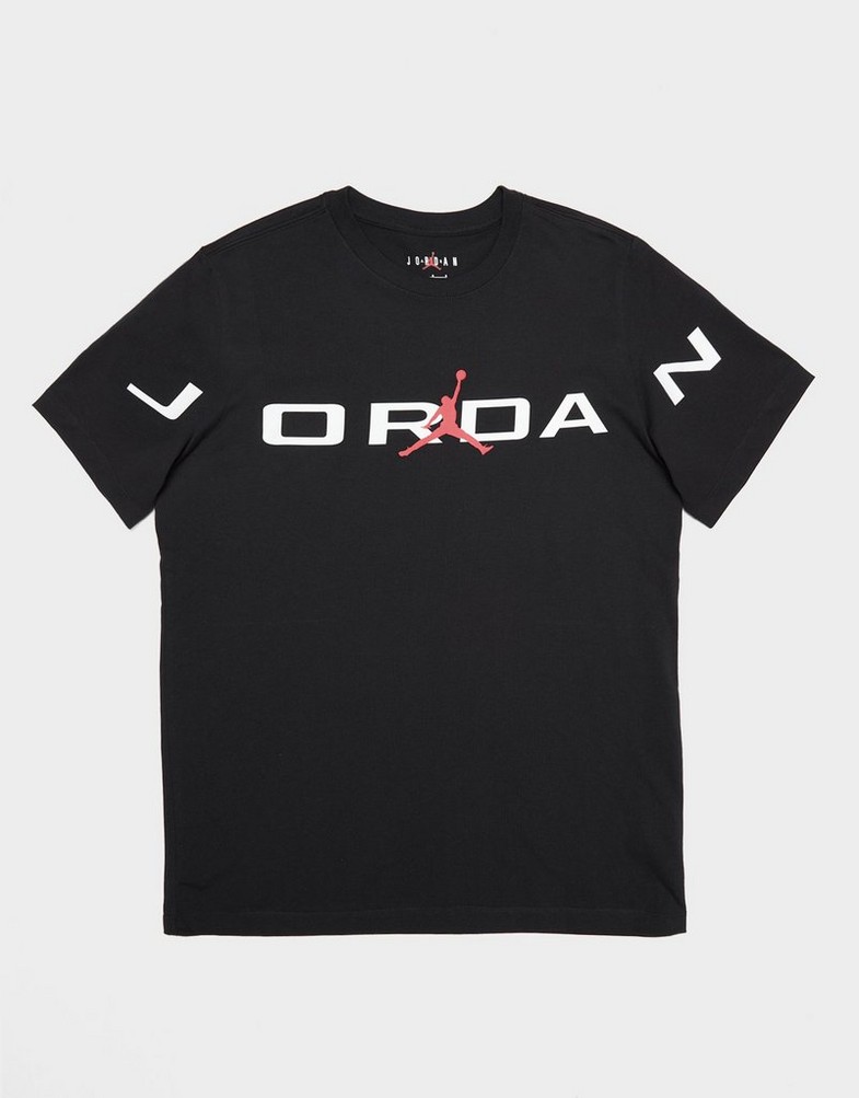 Koszulka, t-shirt męski JORDAN T-SHIRT M J JD AIR STRETCH SS CREW HJ2358-010 Czarny
