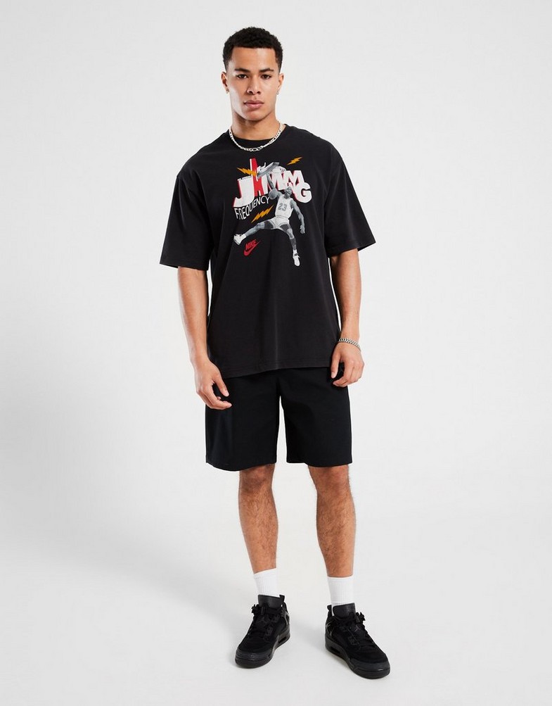 Tricou pentru bărbați JORDAN TRICOU M J BUSTIERĂND JAM 85 SS CREW HJ2929-010 Negru