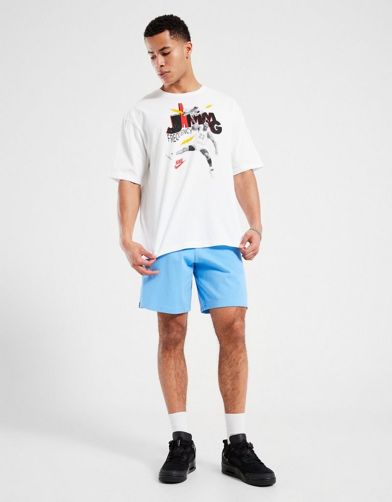 Tricou pentru bărbați JORDAN TRICOU M J BUSTIERĂND JAM 85 SS CREW HJ2929-100 Alb
