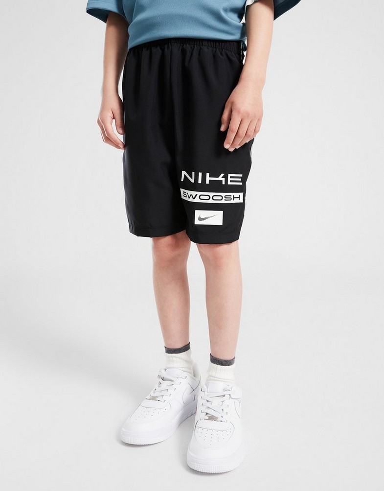 Krótkie spodenki, szorty dziecięce NIKE SZORTY B NK DF MULTI SHORT WVN LOVE HJ3801-010 Czarny