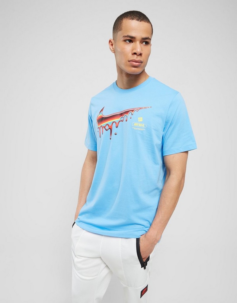 Férfi póló NIKE PÓLÓ HEATWAVE DRIP TEE BLUE TEE