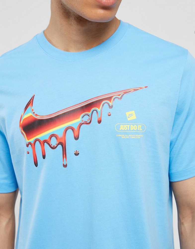 Férfi póló NIKE PÓLÓ HEATWAVE DRIP TEE BLUE TEE