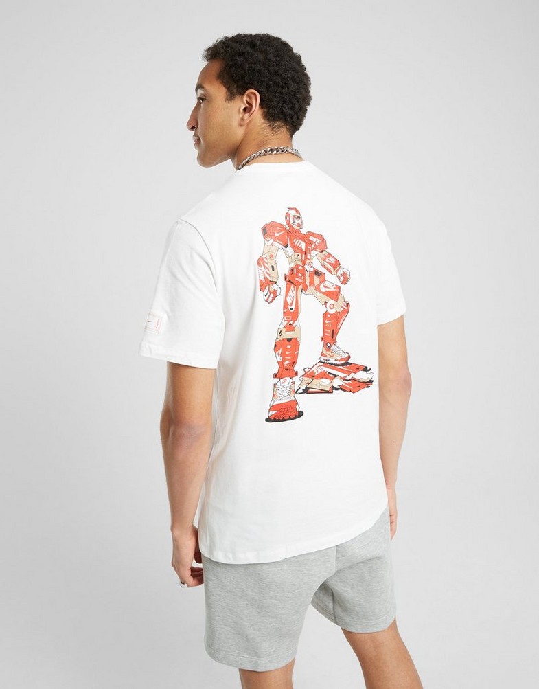 Férfi póló NIKE PÓLÓ AIR BOX RBT TEE WHT TEE