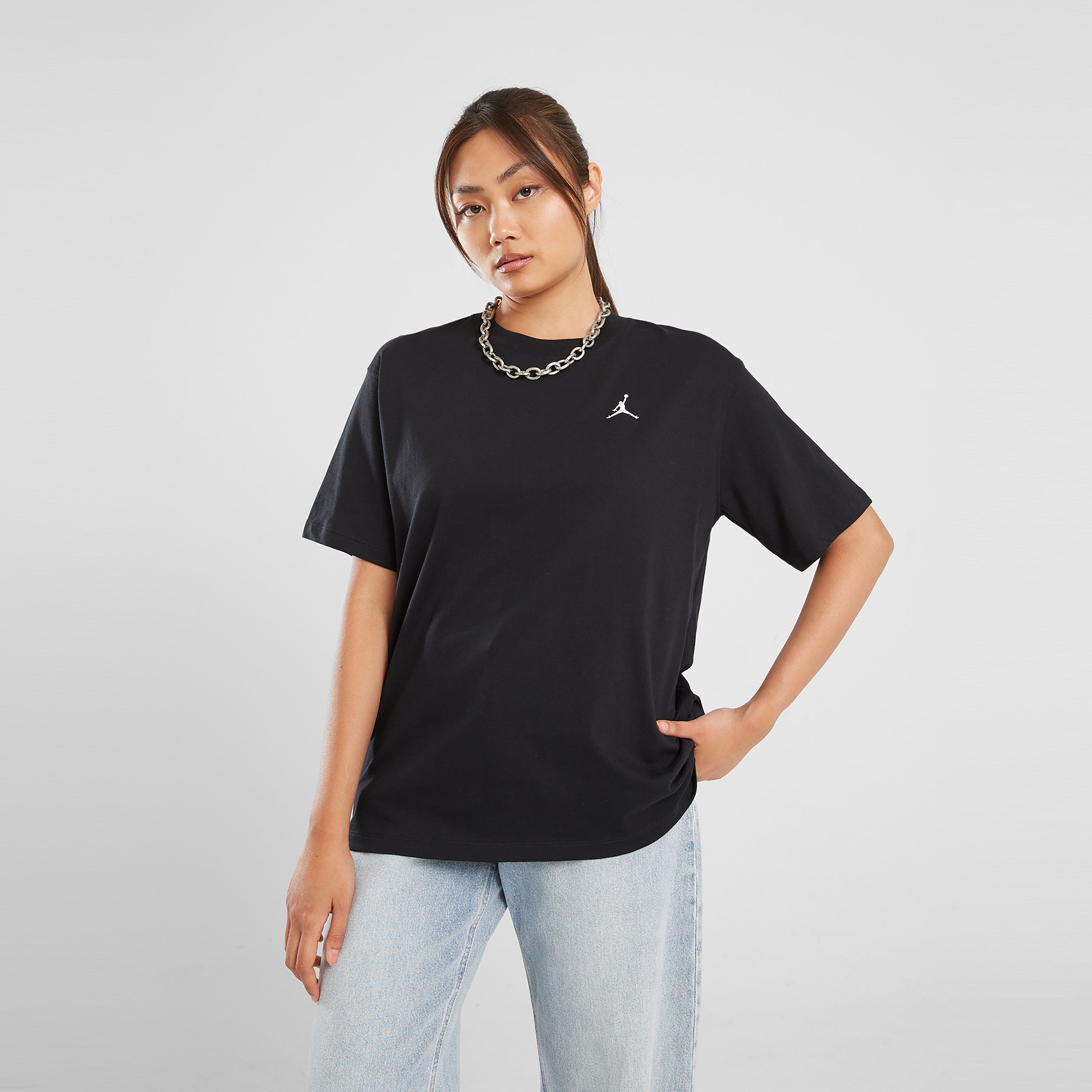 Ženski T-shirt T SHIRT W JORDAN ESSEN GF TEE CORE 23 BLACK/WHITE