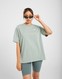 T SHIRT W JORDAN ESSEN GF TEE CORE 23 JADE SMOKE/WHITE