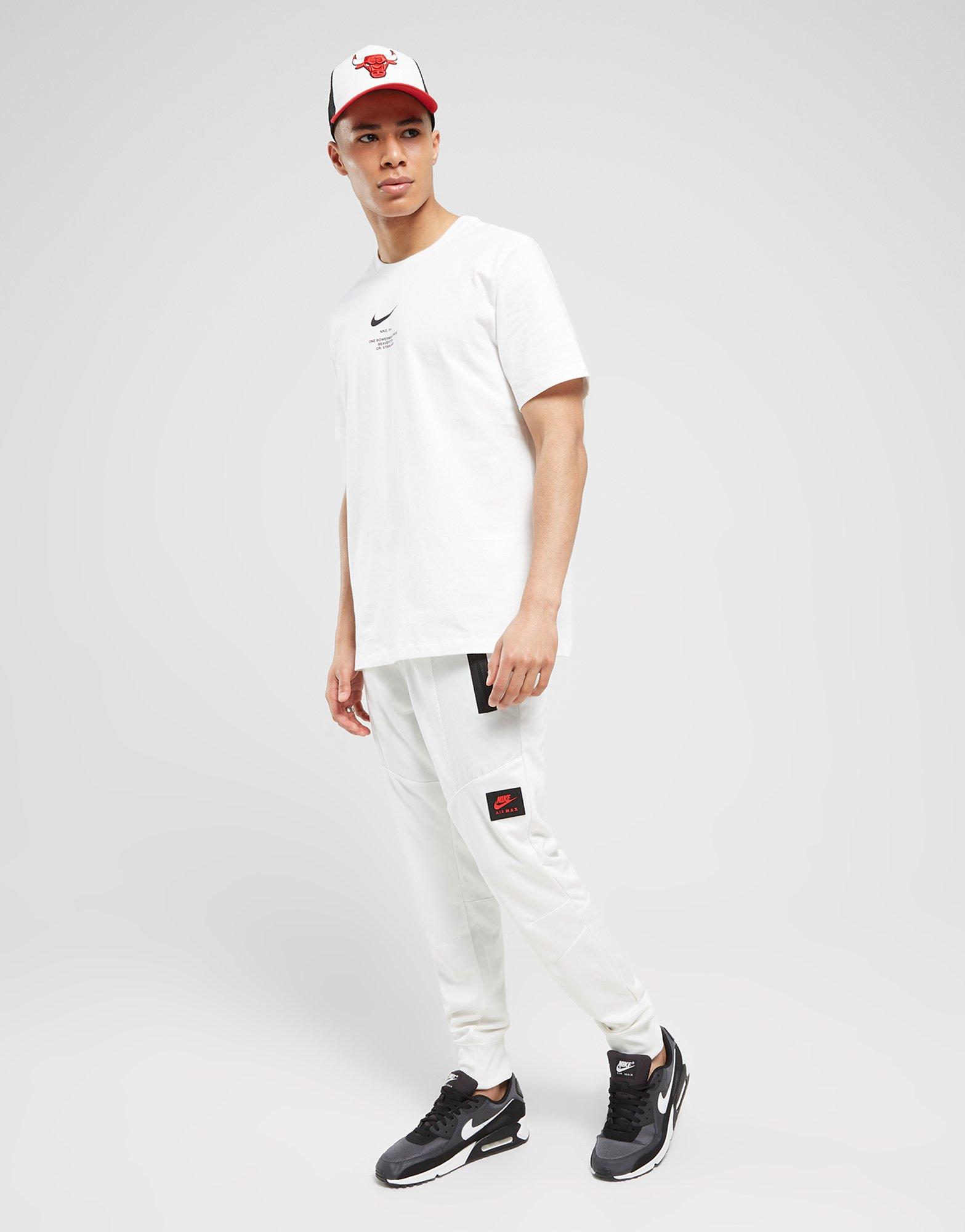 Мъжка тениска NIKE ТЕНИСКА SWOOSH TEE WHT TEE HJ6119-100 Бял