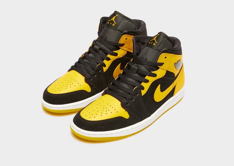Adidași pentru bărbați AIR JORDAN 1 MID HJ6654-071 Negru