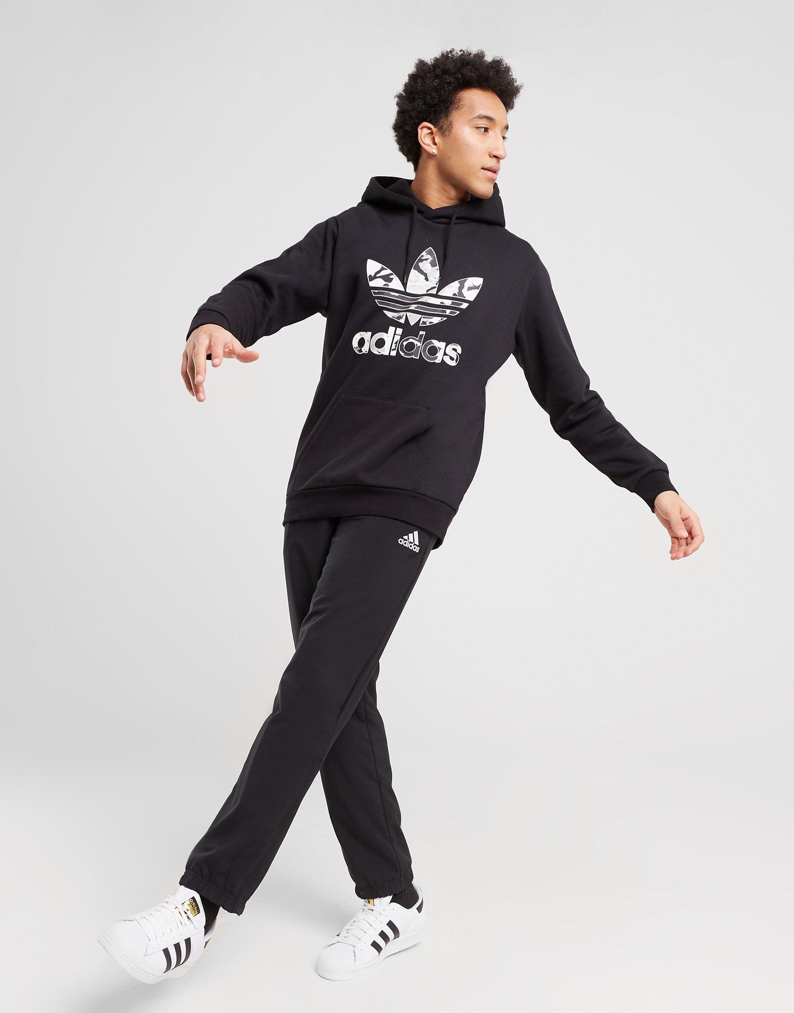 Férfi pulóverek ADIDAS PULÓVER KAPUCNIS CAMO INF HOODIE HK2803 Fekete