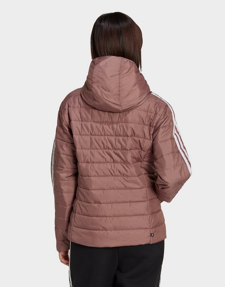 Dámska bunda ADIDAS BUNDA SLIM JACKET HK5250 Hnědá