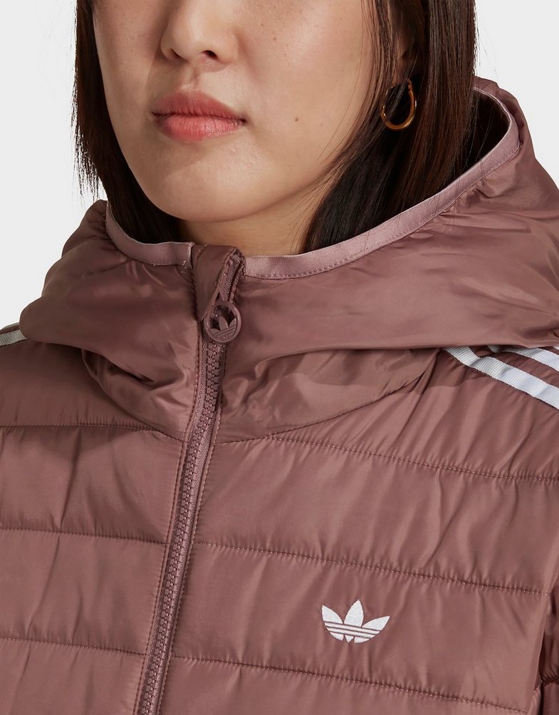 Női kabát ADIDAS KABÁT SLIM JACKET HK5250 Barna