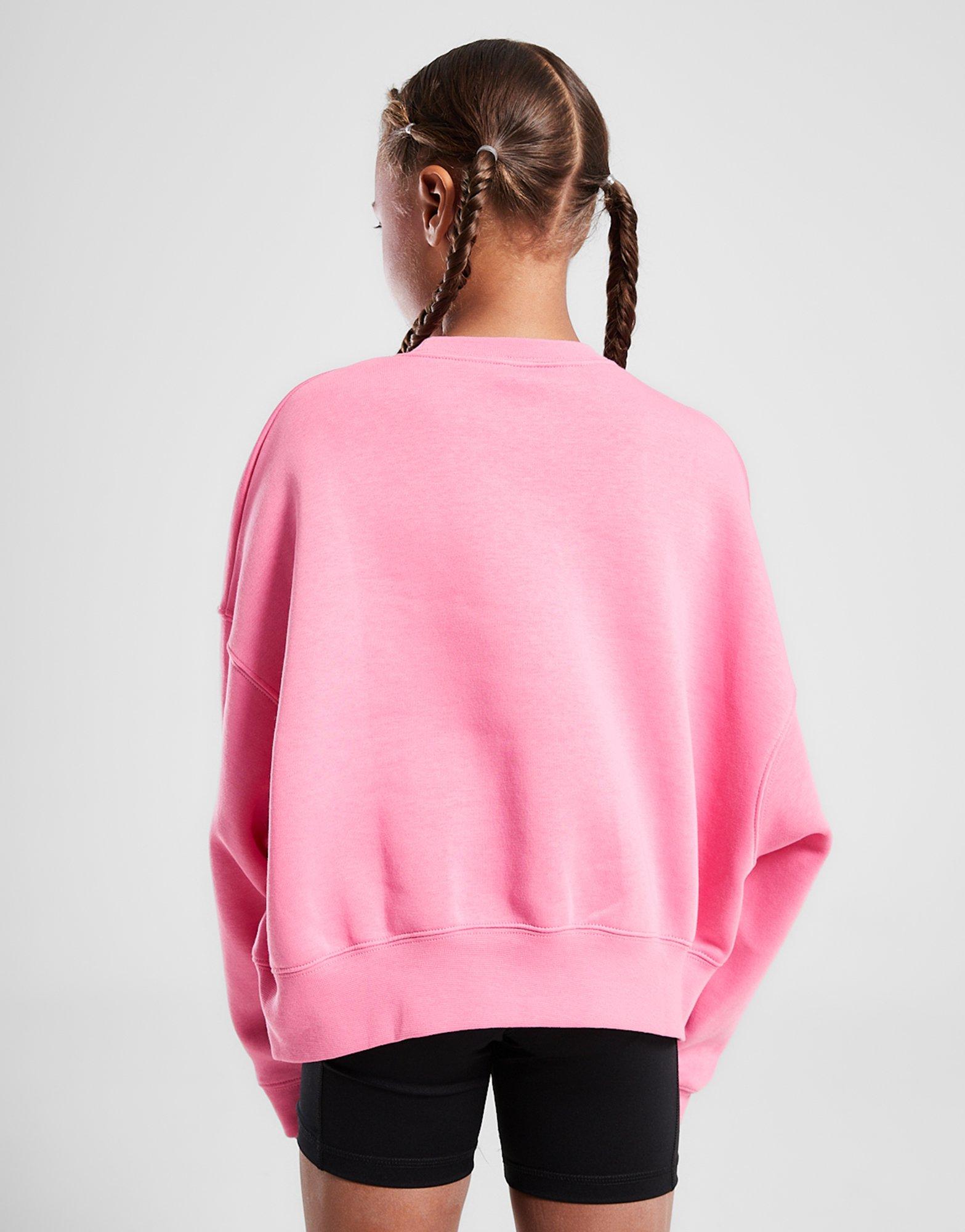 Gyerek pulóver NIKE PULÓVER G NSW TREND FLC CRP CREW G HM0531-684 Rózsaszín