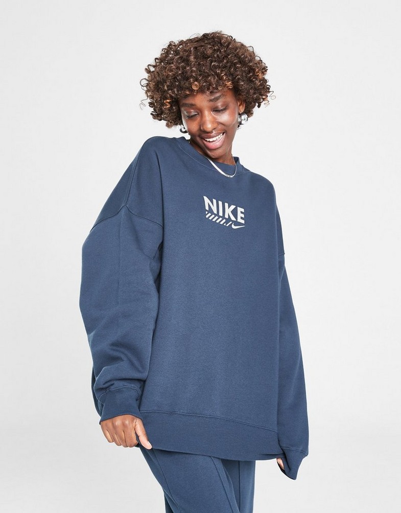 Női pulóver NIKE PULÓVER W NSW FLC OS CREW GLS