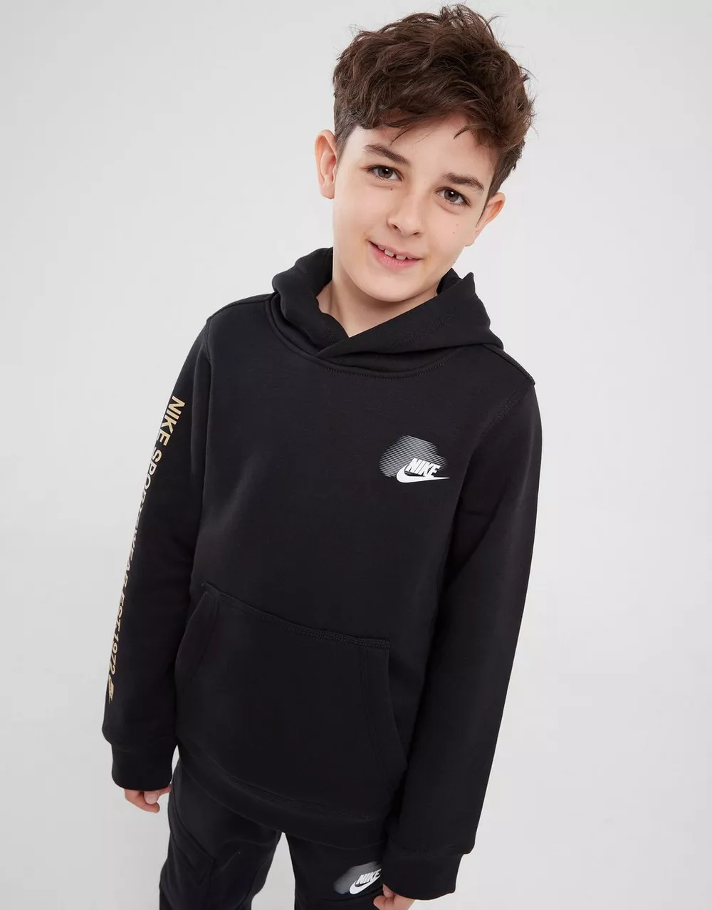 NIKE КОФТА З КАПЮШОНОМ B NSW SI FLC PO HOODIE BB2 B, фото 1 з 5